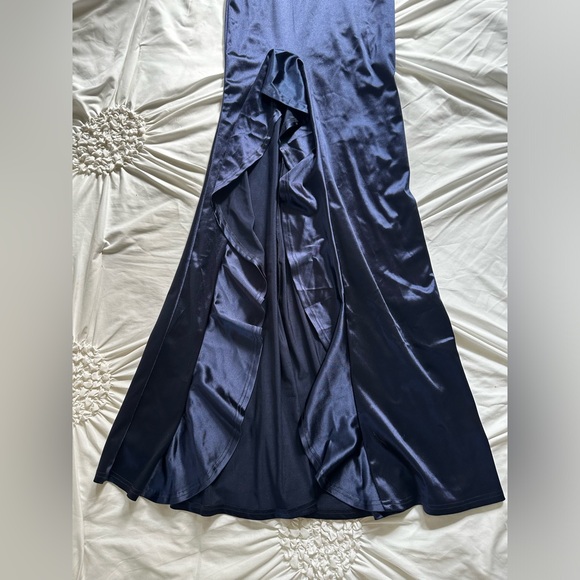 Stunning Blue Cocktail Maxi Dress - Picture 5 of 6